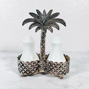 Palm Tree Salt and Pepper Shaker Set